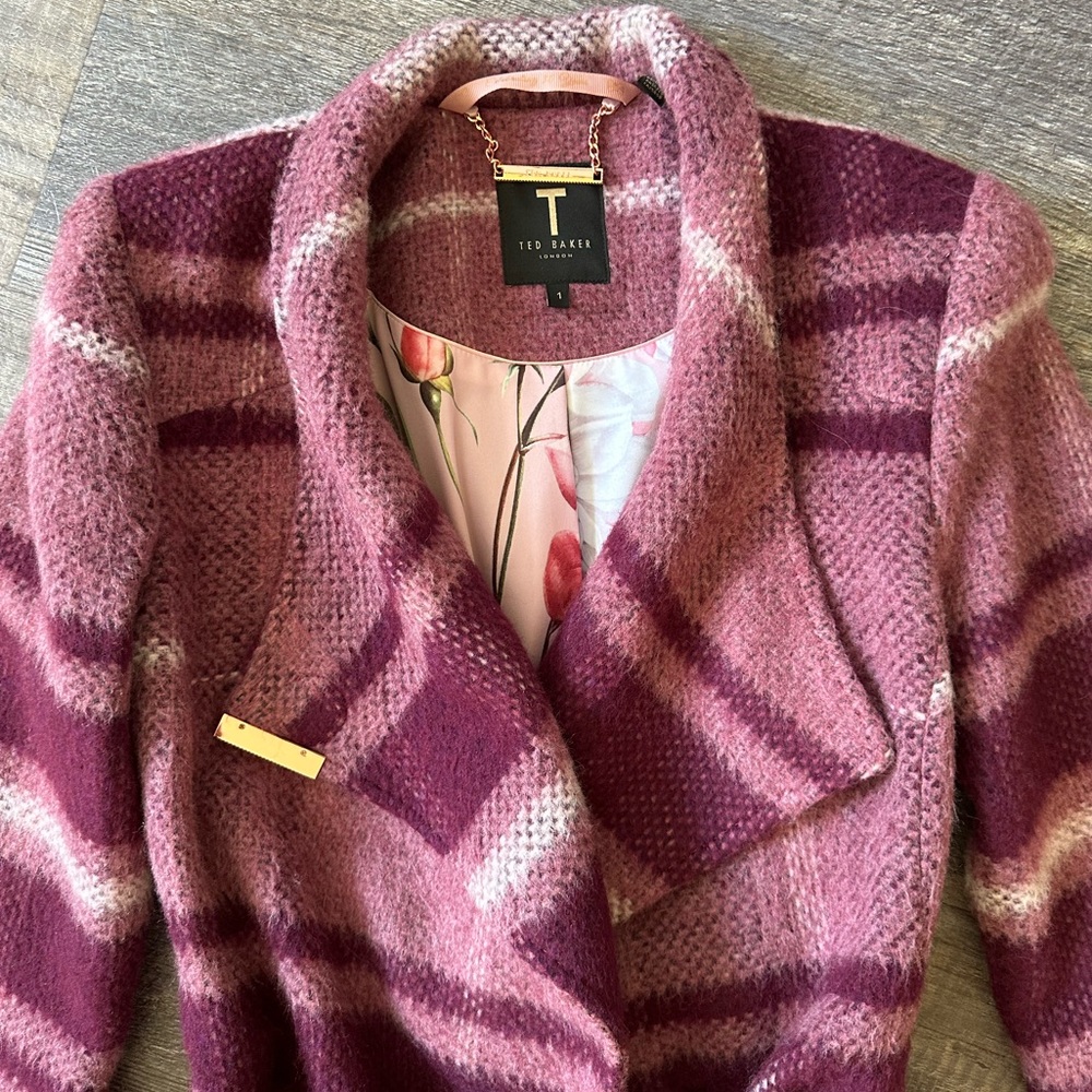 Ted Baker Wool Trench Coat - Picture 8 of 14